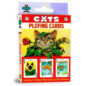 🐈❤️♣️♦️♠️🐈‍⬛ LETS PLAY❗️”CATS” PLAYING CARDS - 54 CARD DECK”❗️🐈😺🐈‍⬛